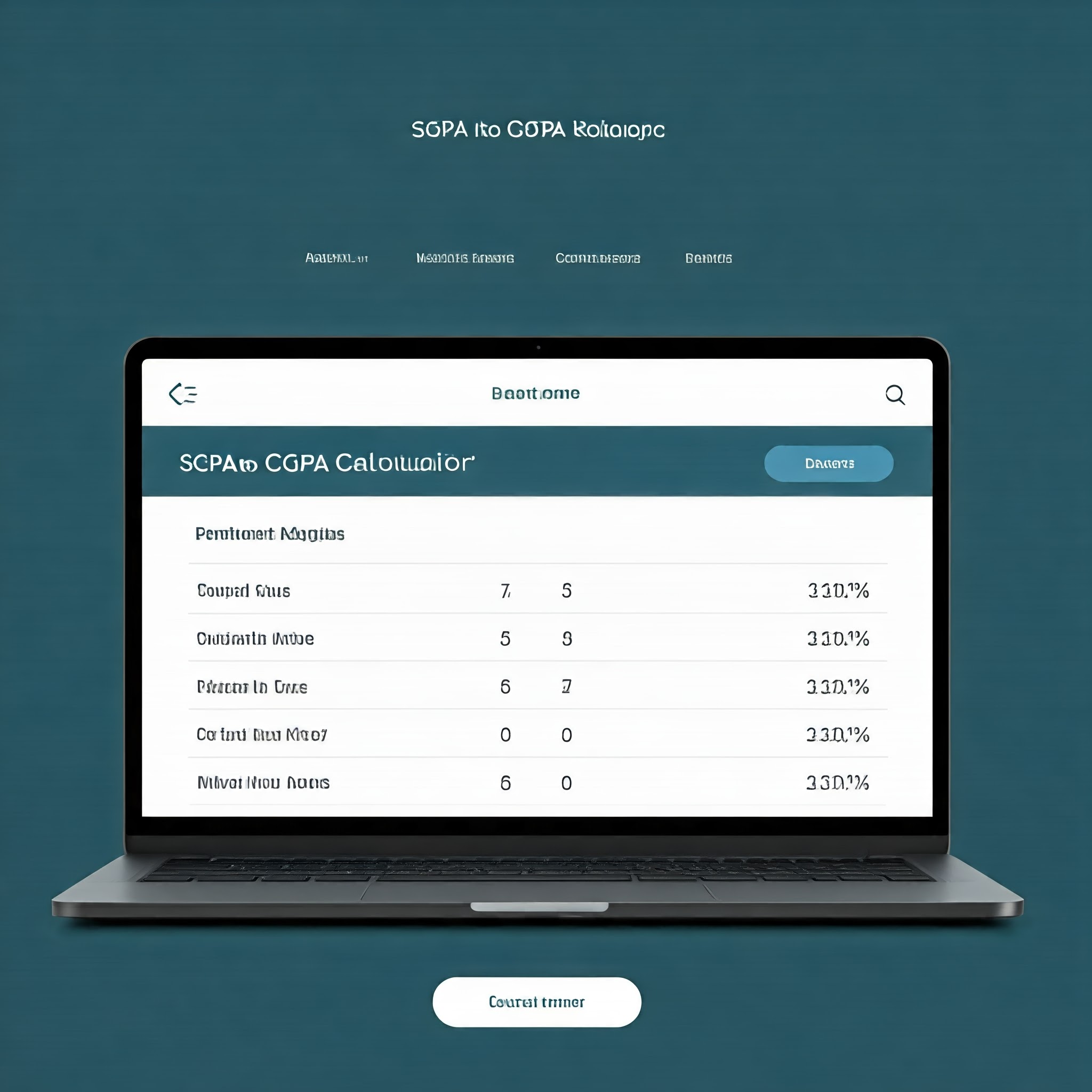 SGPA to CGPA Calculator